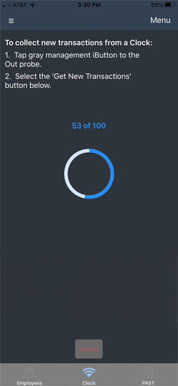 Collecting transactions