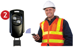 When it's time for payroll, use your smartphone to collect the data via Bluetooth